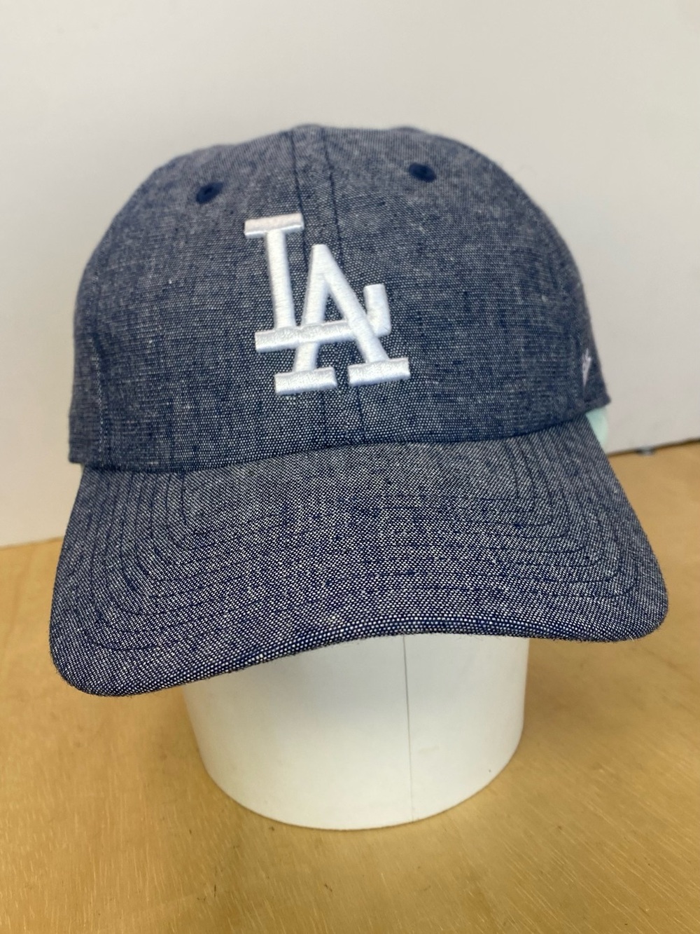 47 Brand LA Dodgers Denim Chambray Clean Up Adjustable Strapback Hat